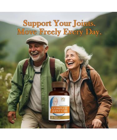 Complete Joint Care Supplement | Glucosamine HCl Chondroitin MSM Boswellia & Ginger | Supports Joint Mobility Flexibility | 100 Tablets - Buy Online on GoSupps.com