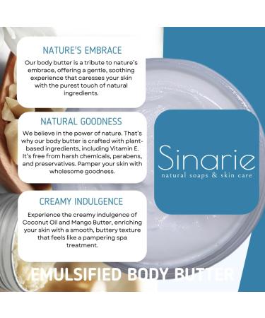 Aloe & Sea Moss Emulsified Body Butter - Unscented 4 oz | Nourishing Soaps & Skincare for All Skin Types | International Shipping Available - Buy Online on GoSupps.com