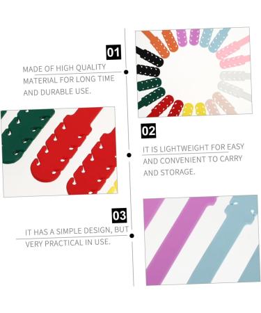 Clispeed 40pc Hook Mask Cord Buckle - Extendable Mask Ear Rope Connector (1.9x14.5cm) - Buy Now for International Shipping! - Buy Online on GoSupps.com