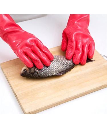 ESASAM Cleaning Gloves Peeled Potato Cleaning Glove Kitchen Vegetables Rub Fruit Skin Scraping Fish Scales Non-slip Household Glove Kitchen Accessories - Buy Online on GoSupps.com
