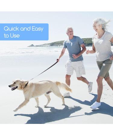 Nobleza 10m Black Dog Training Lead with Padded Handle and Swivel Hook - Durable Nylon Long Line Leash for Pet Recall Obedience Tracking - Buy Online on GoSupps.com