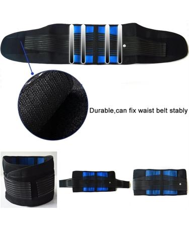Buy S-6XL Plus Size Unisex Lower Back Brace - Adjustable Lumbar Support & Pain Relief Belt in Small Blue - Buy Online on GoSupps.com