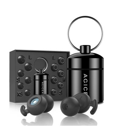 Ear Plugs for Noise Reduction  31dB Noise Cancelling  Hearing Protection Earplugs  Soft and Reusable Ear Plugs for Sleeping Concerts  Study or Flights  14 Silicone and Foam Ear Tips in XS/S/M/L Black - Buy Online on GoSupps.com