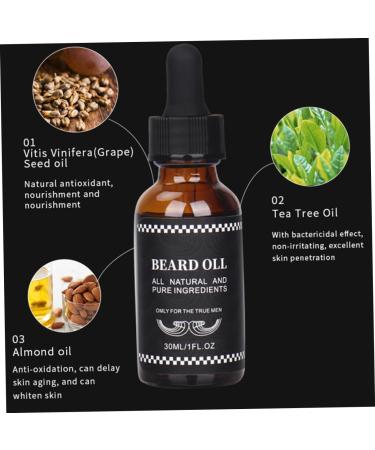  minkissy minkissy 3Pcs 1 Moustache Oil For Beard Growth For Men Beard Growth Kit Beard Care Supplement Beard Growth Oil - Buy Online on GoSupps.com