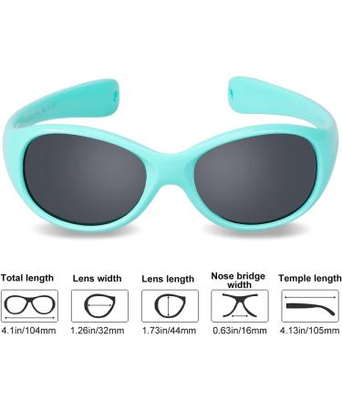 Hifot Baby Sunglasses UV Protection Polarized Toddler Sunglasses - Green | Ages 6 Months to 2 Years - Buy Online on GoSupps.com