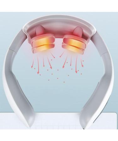 Neck Massage Device - Electric Pulse Massager with Heat | Pain Relief & Muscle Relaxation - Buy Online on GoSupps.com