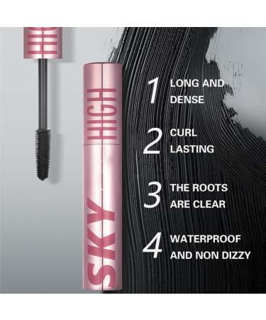 2pcs Sky Mascara - 4D Lengthening Curling Waterproof Black Lash Mascara (2 PCS) - Buy Online on GoSupps.com