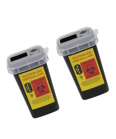 FOMIYES 10-Pack Razor Blade Storage Box | Safe & Secure Waste Container for Sharp Blades | Durable Recycling Solution - Buy Online on GoSupps.com