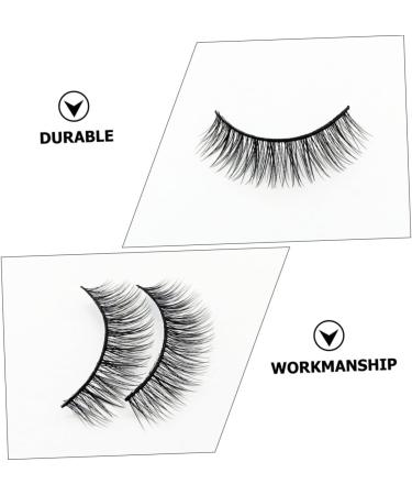 minkissy 10 Pairs Fake Eyelashes 5d Magnetic Eyelashes Reusable Flase Lash Cosplay Lashes Short Fake Eye Lashes Stick on Eyelashes False Lashes Faux Lashes Miss Chemical Fiber Natural - Buy Online on GoSupps.com
