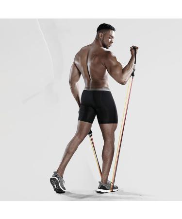 Resistance Bands - Workout Bands Resistance | Flexibility with Stretch Strap and Stretch Bands | Exercise Bands Resistance Bands Set with Handles | Resistance Bands for Physical Therapyy Knee 100 pounds - Buy Online on GoSupps.com