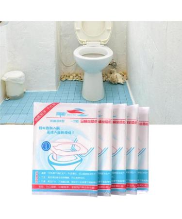 50 PCS Disposable Toilet Seat Covers Flushable Paper Travel Pack Lids Waterproof Sanitary Toilet Cushion Raw Wood Pulp Toilet Seat Cushion Paper - Buy Online on GoSupps.com