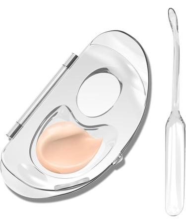  Opilroyn Makeup palette makeup tray foldable clear acrylic foundation mixing palette mixing palette foundation mixing table family makeup - Buy Online on GoSupps.com