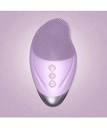 Facial Cleansing Brush Soft Silicone Face Scrubber | Rechargeable Vibrating Waterproof Skin Care Tool for Deep Cleansing Firming Exfoliation and Enhanced Purple (English) - Buy Online on GoSupps.com