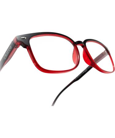 El Charro Hawaii Black & Red Reading Glasses +1.50 | Stylish & Lightweight | International Shipping - Buy Online on GoSupps.com