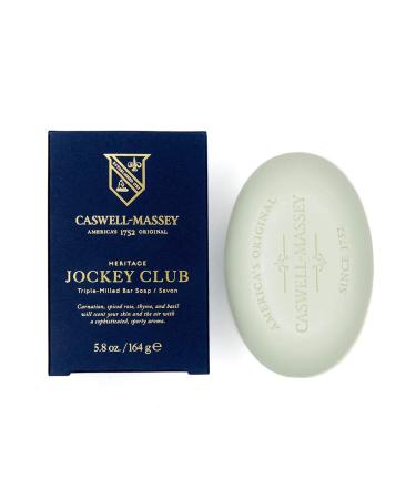 Caswell-Massey Heritage Jockey Club Soap Bar for Men & Women | Scented & Moisturizing | Made in USA | 5.8 Oz - Buy Online on GoSupps.com