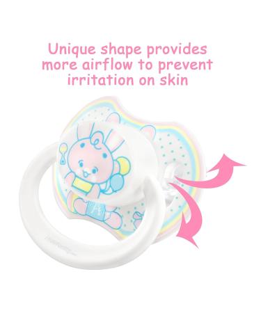 Buy LittleForBig Large Shield Pacifier Generation II - Adult Size Baby Rabbit Pattern Pink | International Shipping Available - Buy Online on GoSupps.com