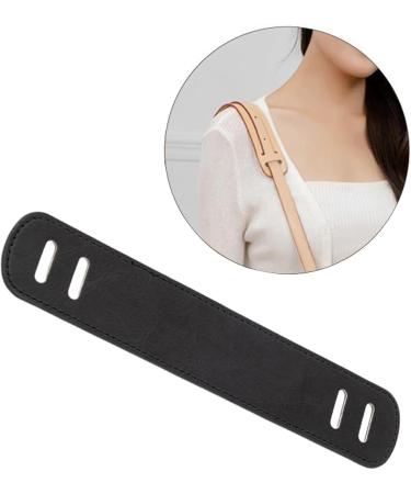 Generic Leather Shoulder Strap with Handle PU Leather Bag Strap Pad for Laptop Case black S - Buy Online on GoSupps.com