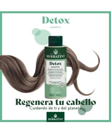  Herbatint Herbatint Detox Shampoo 260ml | Organic Detoxifying and Regenerating Shampoo Cleanses and Purifies the Scalp and Hair from Impurities | Bio Cosmos Organic 98% Natural Ingredients  - Buy Online on GoSupps.com