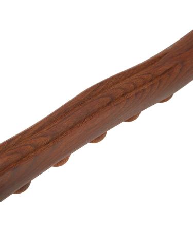 Muscle Massage Wooden Stabber - Ten Pearls Carbonized Beech Roller Stick with Slipproof Grip - 10 Massage Points GUA SHA Rod for Back Massage - Buy Online on GoSupps.com