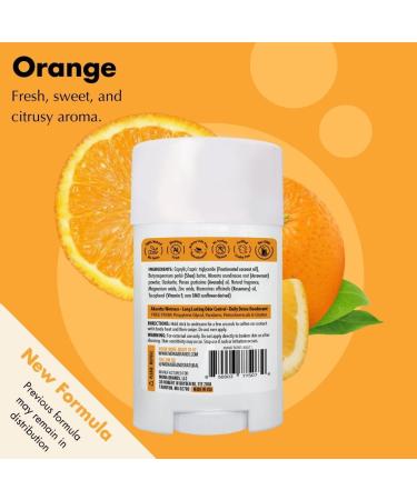 MONA BRANDS All Natural Deodorant For Women & Men | For Sensitive Skin | No Aluminum or Baking Soda | (2-Pack ORANGE 1.76 Oz each) - Buy Online on GoSupps.com