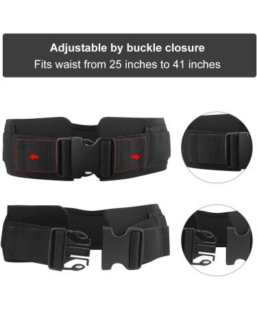 HYVAWO Waist Belt Neoprene Padded Gym Pulley Strap with Rings for Cable Machines Fitness Exercise Speed Agility Resistance Training - Buy Online on GoSupps.com