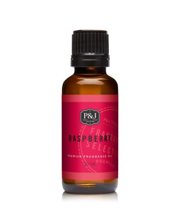 P&J Fragrance Oil - Raspberry Oil 30ml - Candle Scents Soap Making Diffuser Oil Fresh Scents