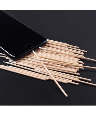 ANCLLO Cotton Swabs 500pcs | Pointed Wooden Handle for Makeup & Cosmetics | Ideal for Earrings & Beauty Care - Buy Online on GoSupps.com