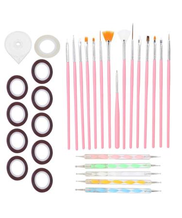 Nail Art Polish Brush Set - Professional Nail Painting & Drawing Tools for Manicure & Dotting - International Shipping Available - Buy Online on GoSupps.com