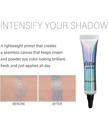 Long-Lasting Glitter Primer for Eyeshadow Base - Makeup Foundation Highlighter Cream - Buy Online on GoSupps.com