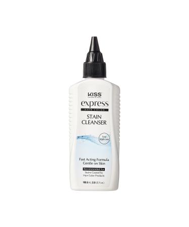 Kiss Express Semi-Permanent Hair Color 100mL (3.5 US fl.oz) (1 Count  Stain Cleanser) Clear 3.5 Fl Oz (Pack of 1)