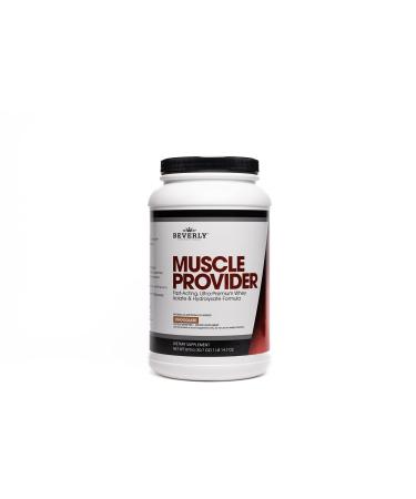 Beverly International Muscle Provider 30 Servings Chocolate. Super-Fast-Absorbing Whey Protein Powder for Recovery Lean Muscle. Fills Your Muscles not Your Stomach. Tastes Like ice Cream!