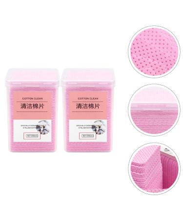 Minkissy 400PC Eyelash Extension Glue Wicker Cloth - Nail Polish Removal Cleaning Pads | International Shipping - Buy Online on GoSupps.com