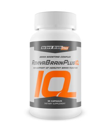Rejuva Brain Plus Reviva Brain Plus IQ - Support Healthy Brain Function - Brain Boosting Complex Ultra Blend Formulated with Memory Support Nootropic Ingredients - Clarity - Focus - Performance