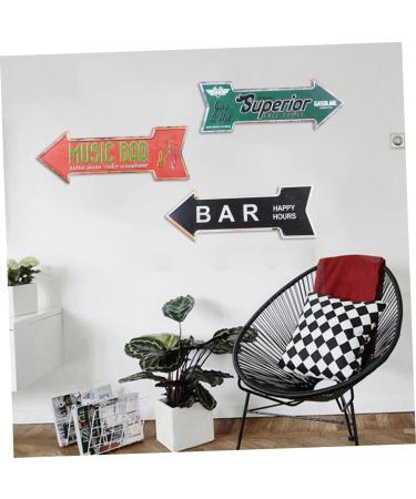 Alipis Emblems Retro Vintage Signs Wall Decoration Wall D cor Lables Car Door Decoration Label Alien Arrow - Buy Online on GoSupps.com