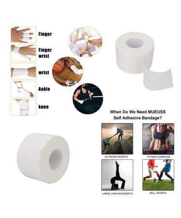 Buy Sports Tape Athletic & Medical Self-Adhesive Bandage - Finger & Ankle Care (3.8cm x 9.14m) - International Shipping Available - Buy Online on GoSupps.com