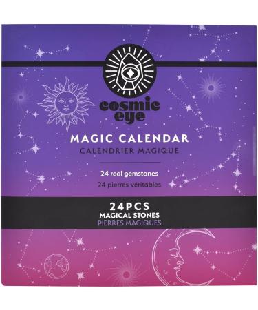 Take Care Cosmic Eye Advent Calendar | 24 Gem Healing Stones | Unique Christmas Gift Idea | Enhance Your Energy with Violet Gems - Buy Online on GoSupps.com