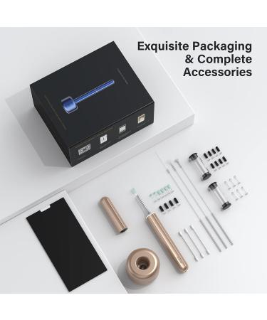 Ear Wax Removal Kit with 1080p Otoscope - Bebird X17pro Ear Cleaning Tool with 9 Ear Picks - Compatible with iPhone & Android (Gold) - Buy Online on GoSupps.com