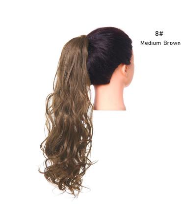 Shadow Curly Hair Ponytail Extensions - Afro Long Clip-in Synthetic Wig 26in Blonde & Pink - Buy Online on GoSupps.com