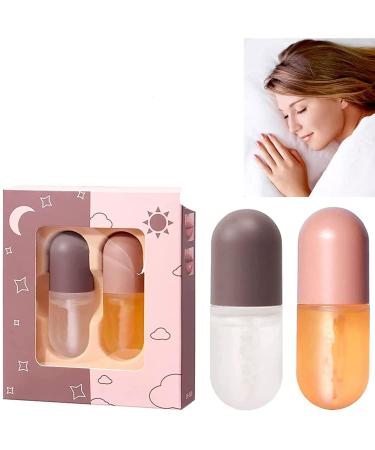 WSWHDLG Lip Plumper Set Syrup Day and Night Lip Plumper Natural Ginger Mint Lip Enhancer and Lip Care Serum Lip Mask Set for Fuller Moisturizing Hydrating Plumping (SIZE: Matte)