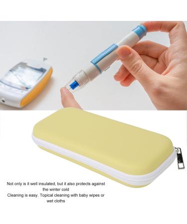 Cooler Bag Insulin Cooling Bag Excellent Insulation Portable for Insulin Pens (Yellow) - Buy Online on GoSupps.com