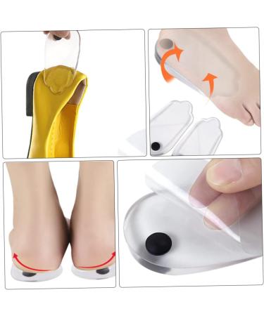 Mobestech Gel Heel Inserts - 6 Pairs Medial & Lateral Heel Pads for Men & Women - Comfortable Half Insoles & Heel Cups for All-Day Support - Buy Online on GoSupps.com