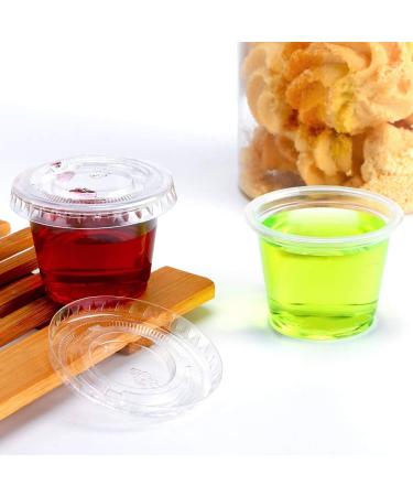 Tashiliving Souffle Cups with Lids (200 Sets) - 1 oz Capacity, Disposable Portion Cups - Buy Online on GoSupps.com