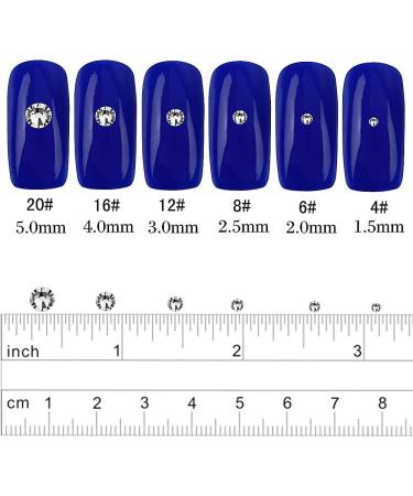 LolliBeads Resin Crystal Round Nail Art Rhinestones Mix 1.5-5mm Siam Red (1200Pcs) - Buy Online on GoSupps.com