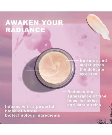 Lumene Ajaton Nordic Ageless Eye Cream - Anti Aging Formula for Fine Lines & Wrinkles - Dark Circle Eye Cream for Firming & Moisturizing (15ml) - Buy Online on GoSupps.com