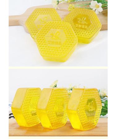 Handmade Honey Soap Bars - All-Natural Cleansing & Moisturizing for All Skin Types - 100G - Buy Online on GoSupps.com