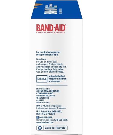 Buy BAND-AID Flexible Fabric Adhesive Bandages - Assorted 100/Box for International Shipping | Durable & Reliable Care - Buy Online on GoSupps.com