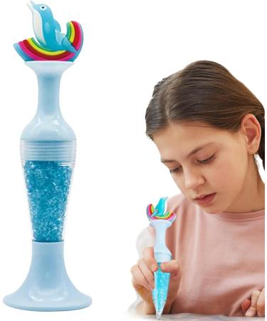 Rhinestone Picker Tool - Precision Gem Dotting Cartoon Wax Pencil for Nail Art - Wax Pencil Crystal Beads Handle for Manicure Nail Art Decoration Nail Art Gem Crystal Pick Up dolphin blue - Buy Online on GoSupps.com