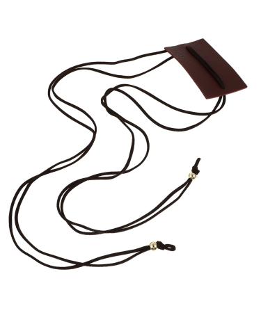 Lurrose Scrunchie Holder Leather Ponytail Holder Leather Hair Ties Ponytail Braid Holder Hair Accessories Handmade Claret Womens Hair Accessories