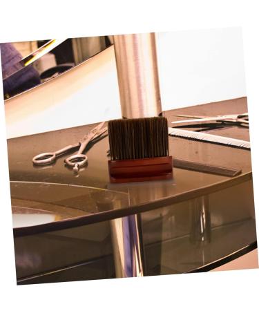 FRCOLOR Neck Brush Neck Duster Bristles for Cleaning Hair Cutting Neck Duster Hair Cutting Kits Haircut Nail Cleaner Brush Barber Cleaning Brush Hair Removal Brush Soft Beech 12X11X2CM Black - Buy Online on GoSupps.com