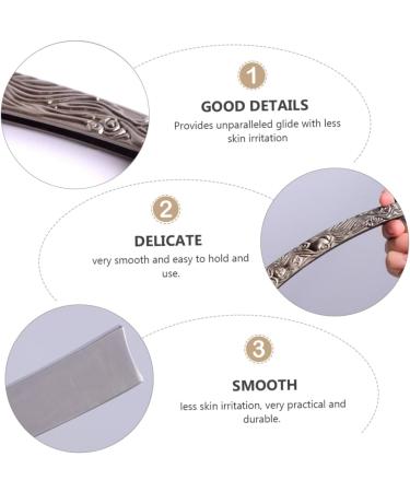 Minkissy Manual Safety Razor for Men - 2-Pack Stainless Steel Shaving Razors - Premium Metal Beard Grooming Tool - Buy Online on GoSupps.com